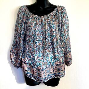 Joie boho silk top